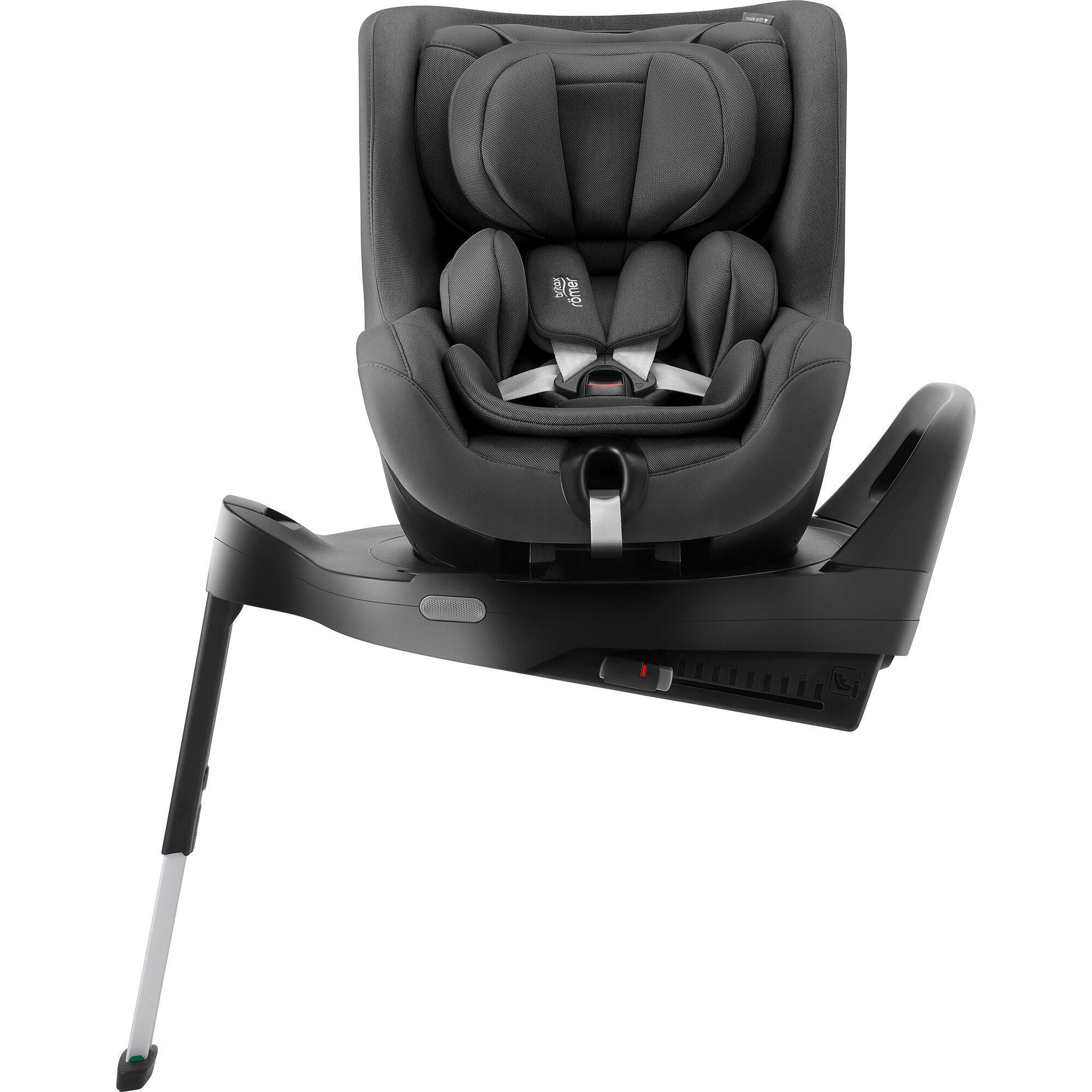 REBOARDER-KINDERSITZ Dualfix Pro - Dunkelgrau/Grau, Basics, Kunststoff/Textil (44/48/74cm) - Britax Römer