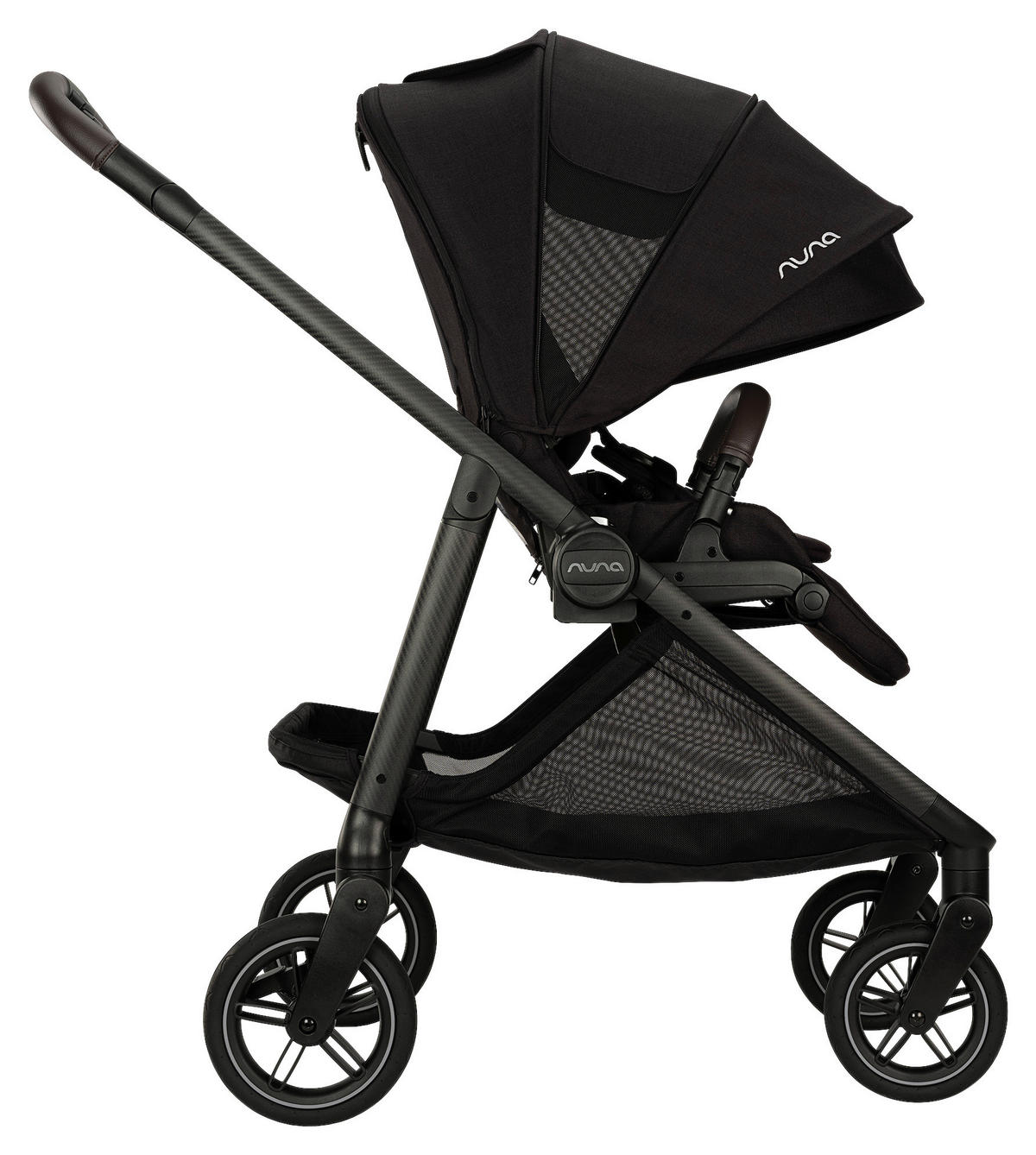KINDERWAGEN Swiv  - Schwarz, Basics, Textil/Metall (94/54/103cm) - Nuna