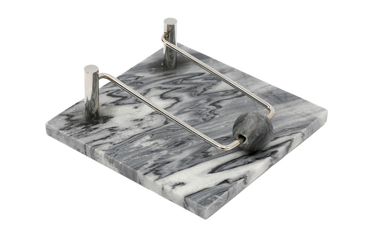SZALVÉTATARTÓ    - szürke, Basics, kő (18/6.5/18cm)
