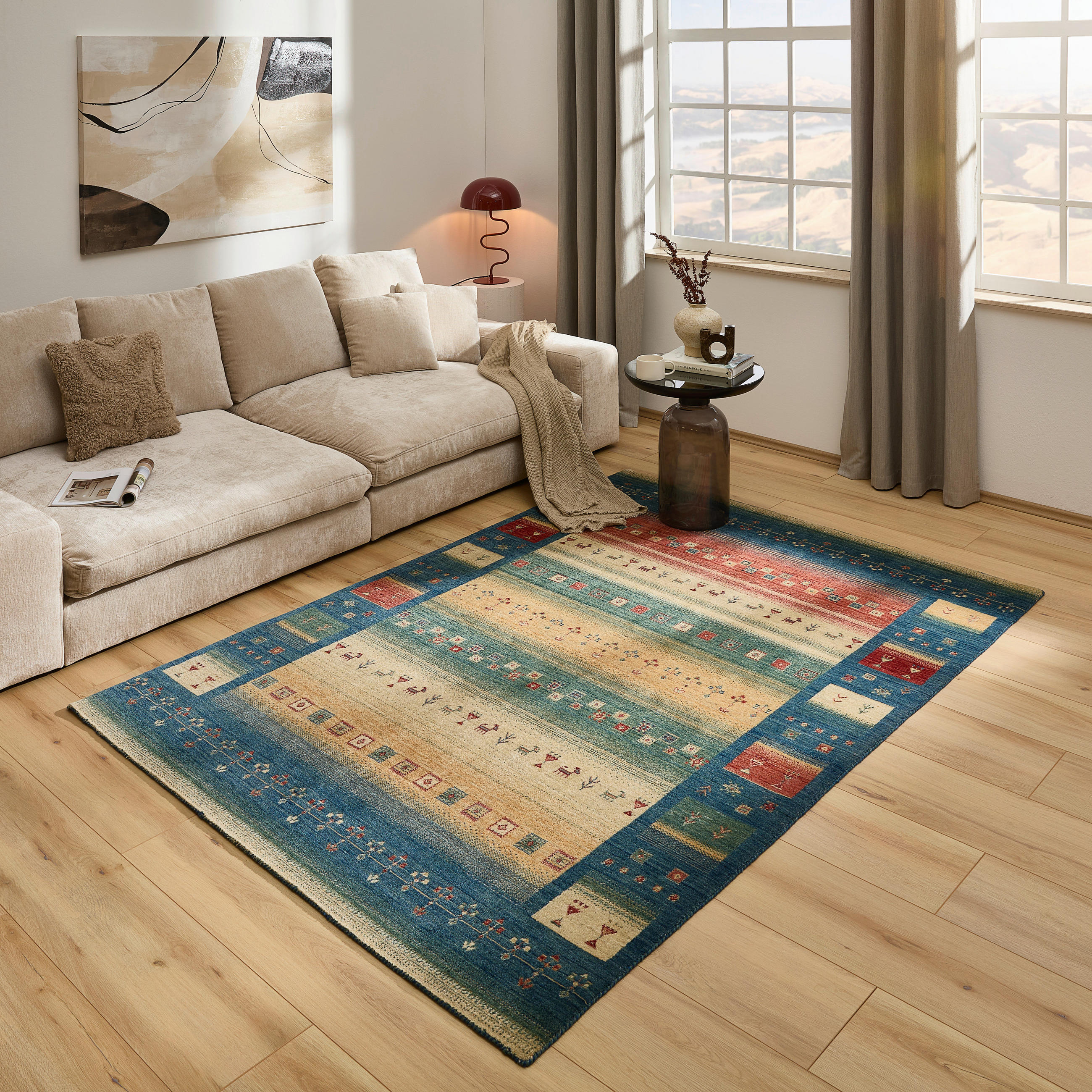 ORIENTTEPPICH 250/350 cm Blau  - Blau, Design, Textil (250/350cm) - Cazaris