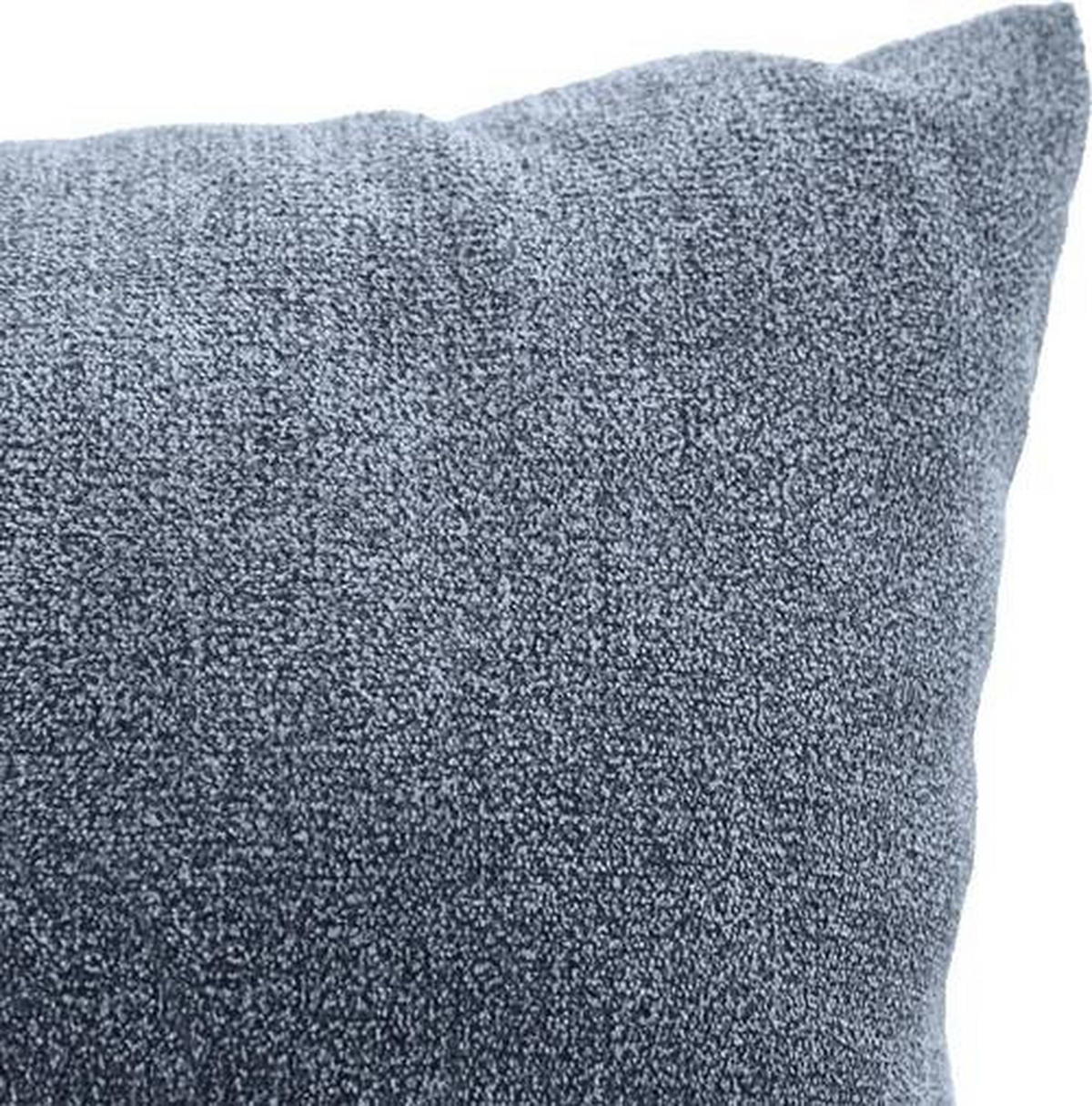 BIGSOFA in Flachgewebe Blau  - Blau/Schwarz, Konventionell, Holz/Textil (280/67/120cm) - Carryhome