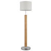 LED-STEHLEUCHTE 35/145 cm    - Dunkelbraun/Opal, Natur, Holz/Kunststoff (35/145cm)