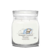 VONNÁ SVÍČKA  - bílá/čiré, Basics, parafín/sklo (9,3/11,4/9,3cm) - Yankee Candle