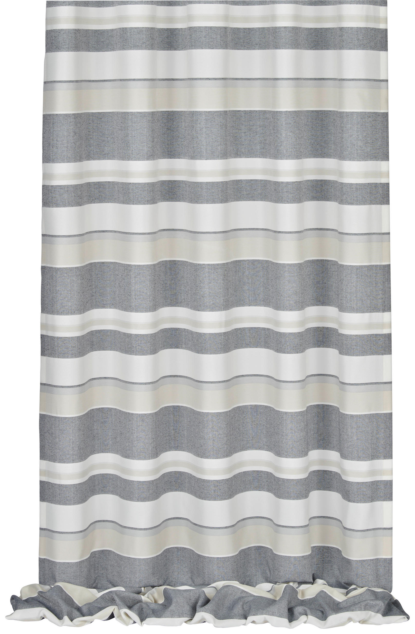 VORHANGSTOFF per lfm blickdicht  - Naturfarben/Grau, Design, Textil (152cm) - Esposa