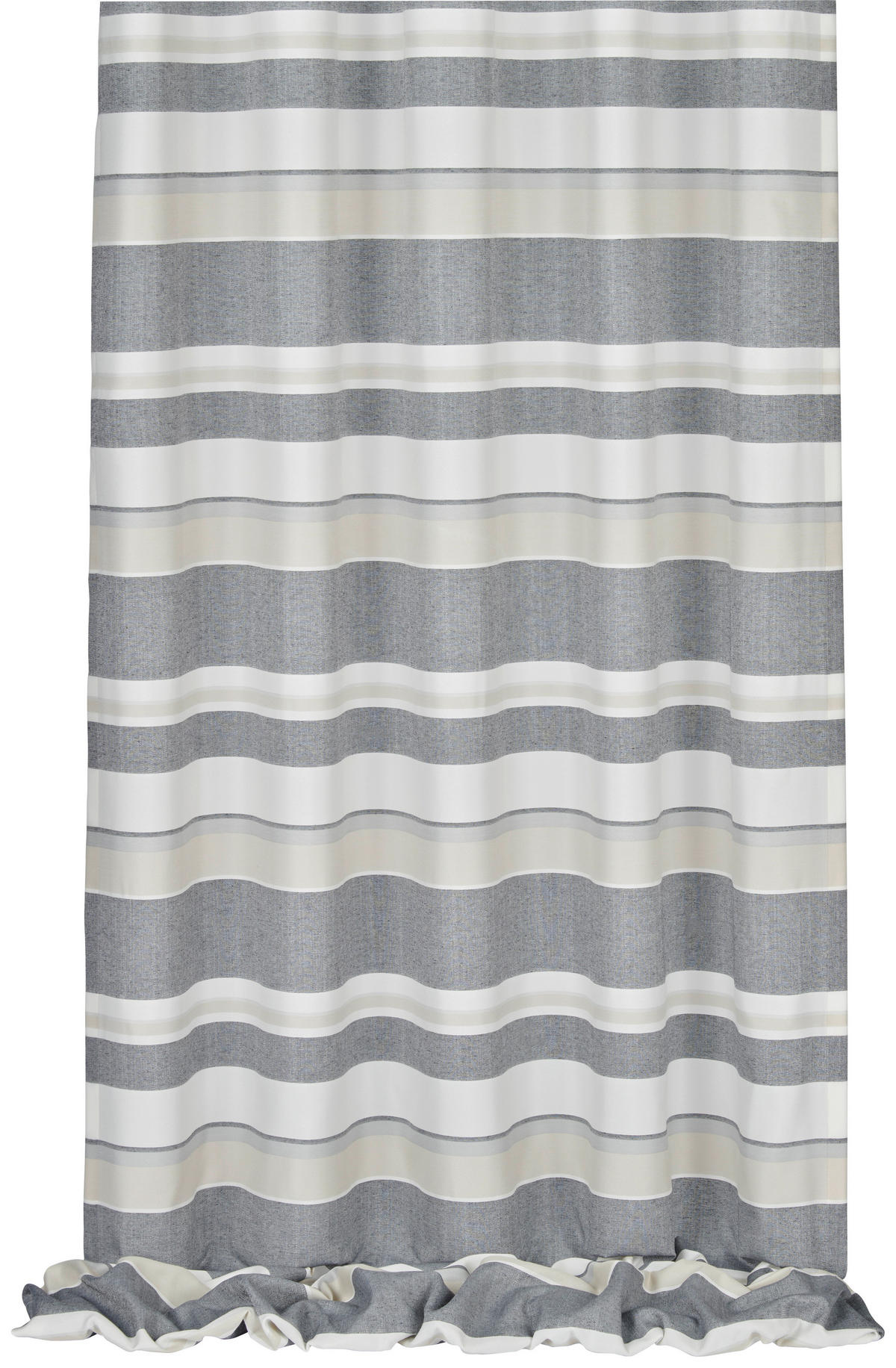 VORHANGSTOFF per lfm blickdicht  - Naturfarben/Grau, Design, Textil (152cm) - Esposa