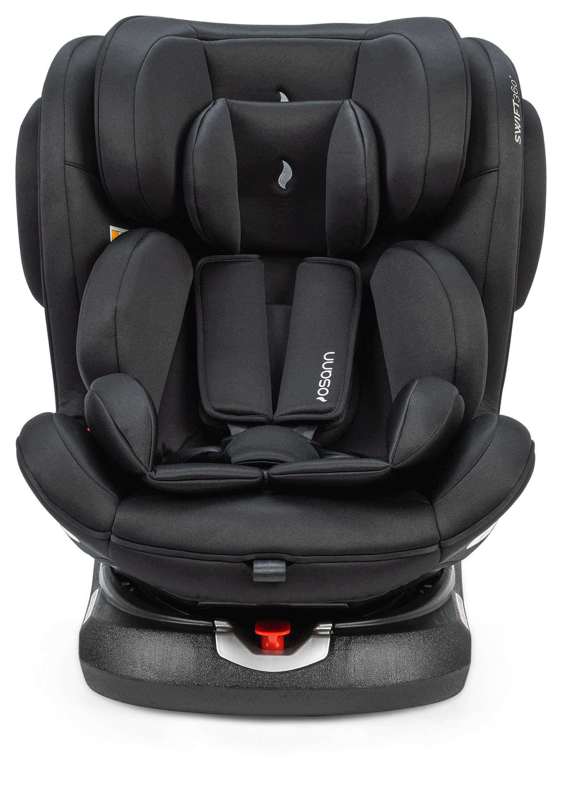 KINDERAUTOSITZ Swift360 Black - Schwarz, Basics, Kunststoff/Textil (50/60/45cm) - Osann