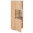 VITRINE in massiv Asteiche Eichefarben - Eichefarben, Natur, Glas/Holz (60/166,6/36cm) - Anrei VITRINE in massiv Asteiche Eichefarben - Eichefarben, Natur, Glas/Holz (60/166,6/36cm) - Anrei
