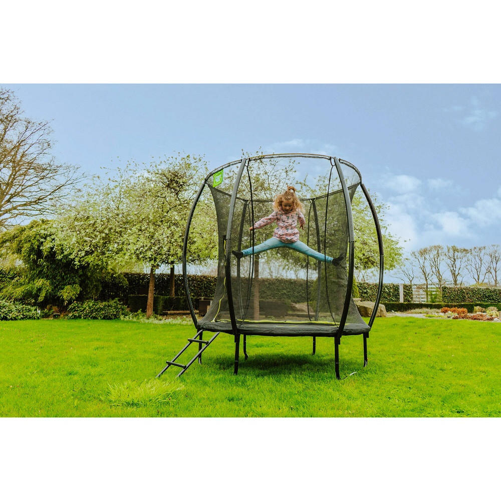 TRAMPOLIN  - Grün, KONVENTIONELL, Kunststoff/Metall (212/210cm) - EXIT Toys