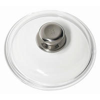 TOPFDECKEL 20 cm  - Klar/Edelstahlfarben, Basics, Glas/Metall (20cm) - WMF