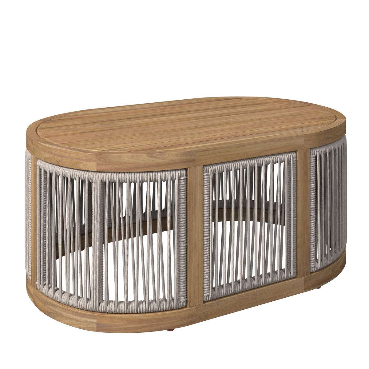 GARTENSET  - Beige/Akaziefarben, MODERN, Holz (132/64/70cm) - Ambia Garden