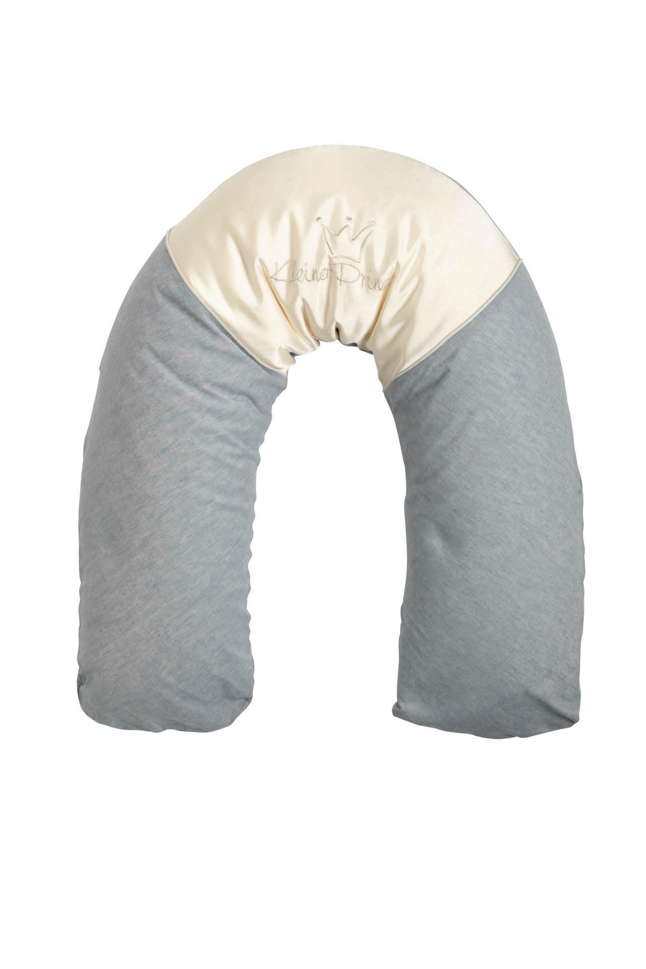 Bebe's Collection Stillkissen Prinz \u0026 Prinzessin Blau 40x190 cm
