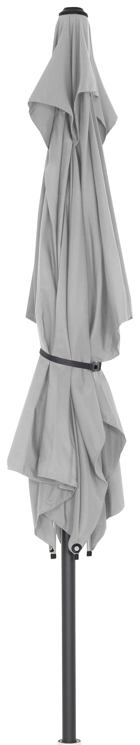 LOUNGEGARNITUR 3-teilig   Teakholz Aluminium, Stahl  - Anthrazit/Teakfarben, KONVENTIONELL, Holz/Kunststoff - Siena Garden