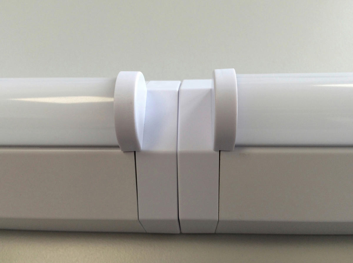 UNTERBAULEUCHTE   6/6/60 cm   - Weiß, Basics, Kunststoff (6/6/60cm)