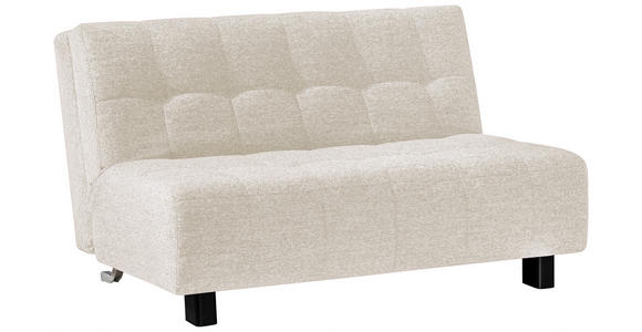 SCHLAFSOFA Naturfarben  - Schwarz/Naturfarben, Design, Textil/Metall (145/92/102cm) - Novel