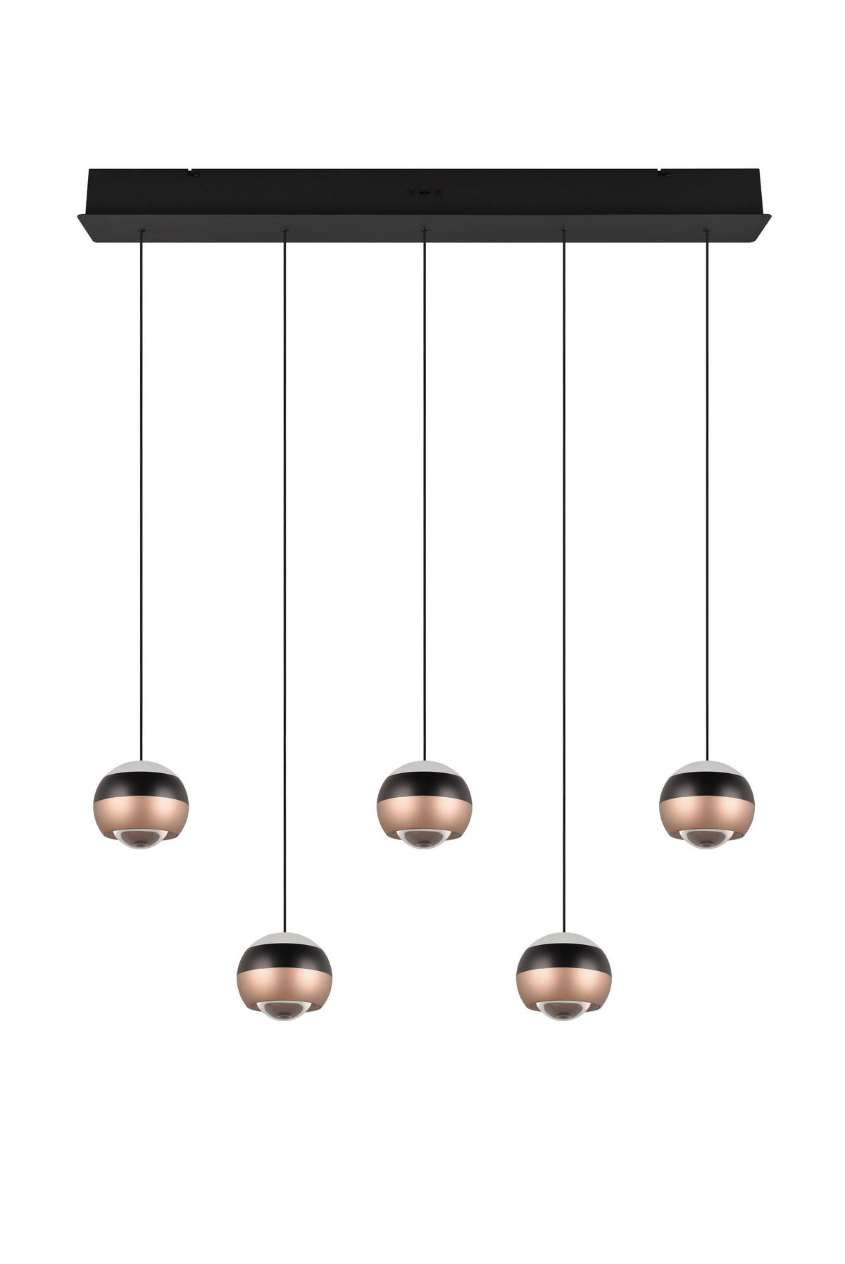 ZÁVĚSNÉ LED SVÍTIDLO, 100/10,5/200 cm  - černá, Design, kov (100/10,5/200cm) - Trio Leuchten