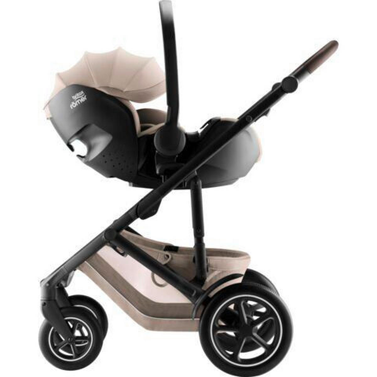 KINDERWAGEN  Smile 5Z  Teak  - Hellbraun/Grau, Basics, Textil/Metall (57/112/97.7cm) - Britax Römer