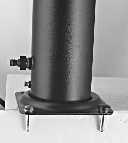 SOLARDUSCHE AR1130  - Schwarz, KONVENTIONELL, Metall (21/10/210cm) - Gre