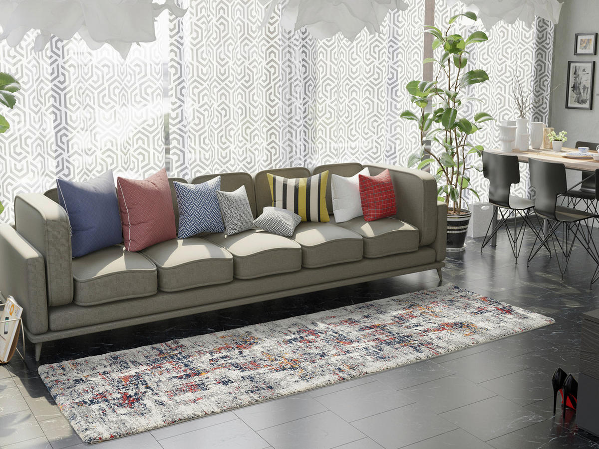 LÄUFER 80/250 cm Timeline autumn  - Multicolor, Design, Textil (80/250cm) - Novel