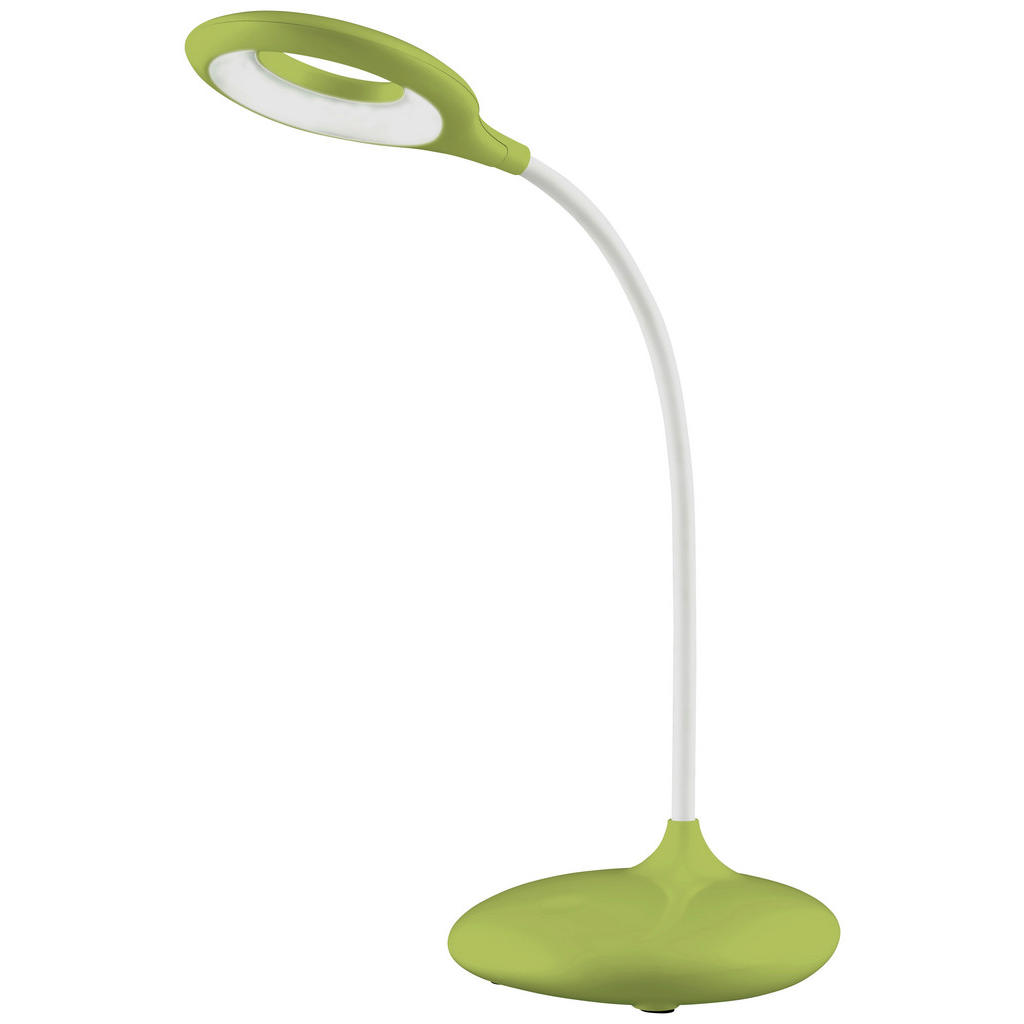 Xora LED LAMPA NA PÍSACÍ STÔL, dotykový stmievač, 41 cm - zelená