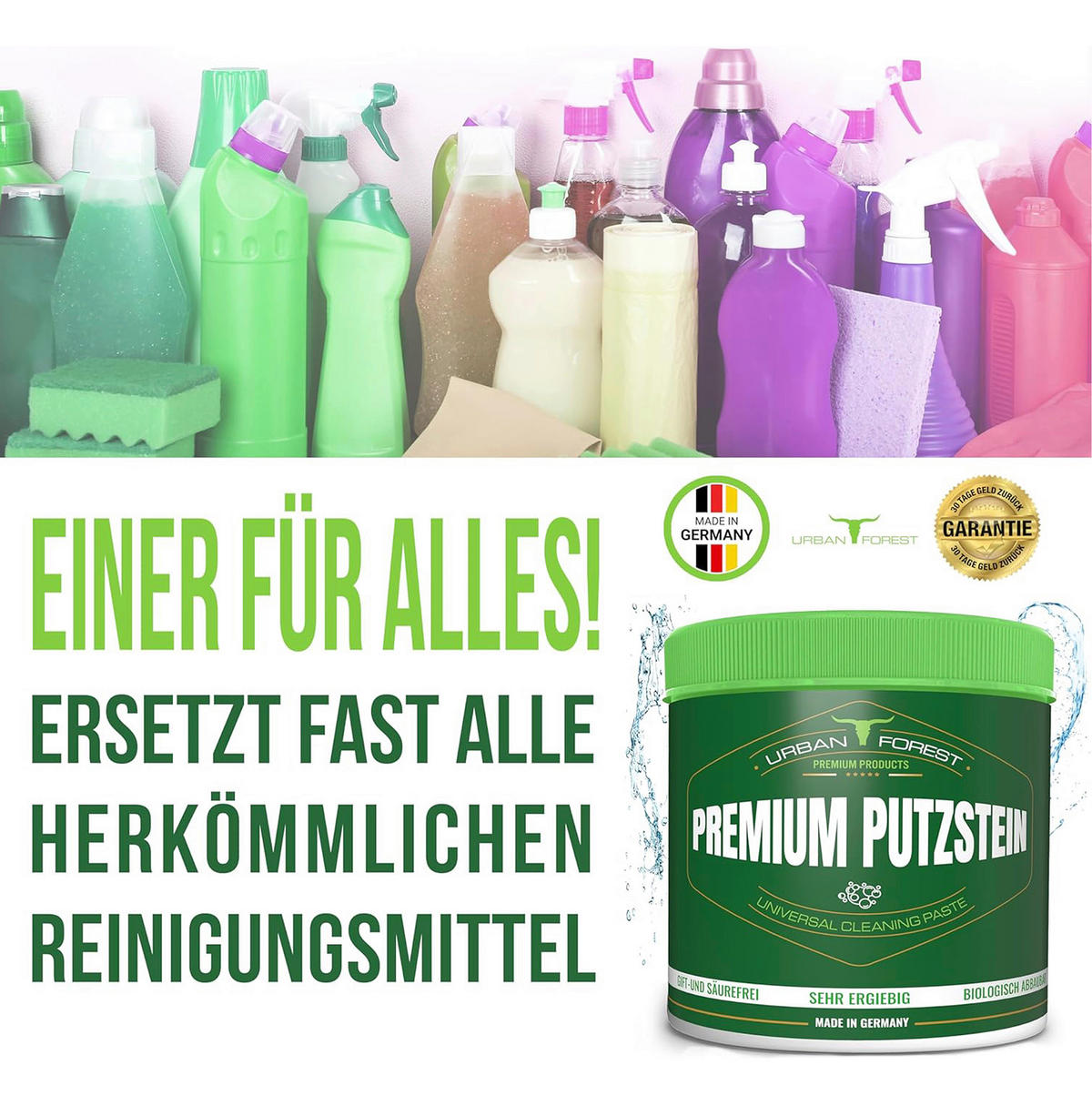 PUTZSTEIN - Basics (0,9kg) - Urban Forest