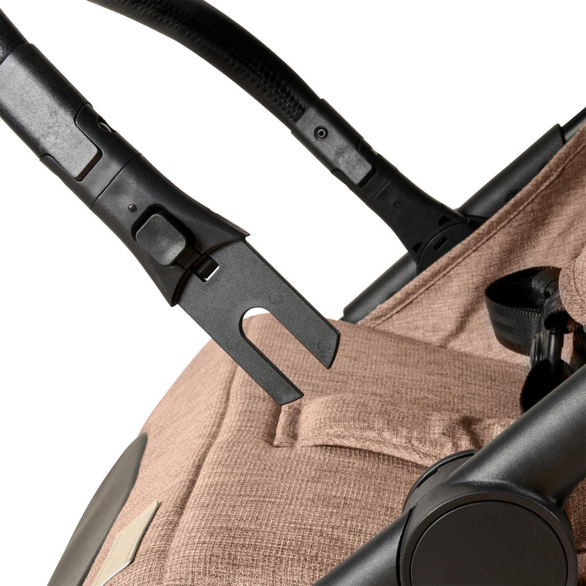 BUGGY  - Beige/Schwarz, Trend, Kunststoff/Textil (55/56/107cm) - Jimmylee