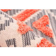 FLACHWEBETEPPICH 120/170 cm Grau, Koralle  - Koralle/Grau, Design, Textil (120/170cm) - Novel
