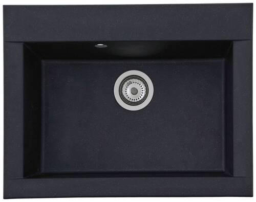 DISKHO 1712OHIO66X50S  - svart, Trend, glas/plast (66/21/50cm) - Respekta