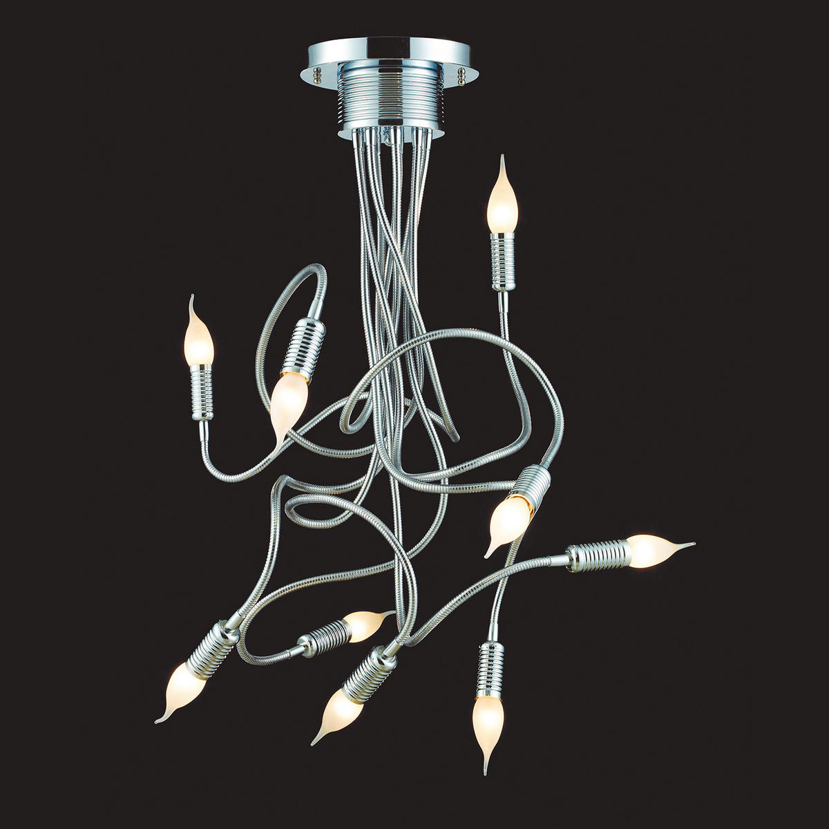 DECKENLEUCHTE 70/85 cm   - Chromfarben, Design, Metall (70/85cm)