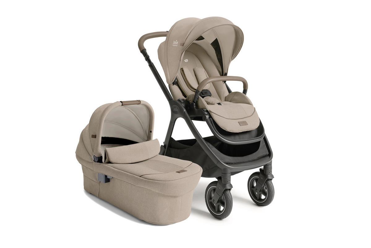 KINDERWAGENSET Finiti 2in1  - Sandfarben/Schwarz, Basics, Kunststoff/Metall (60/109/87cm) - JOIE SIGNATURE