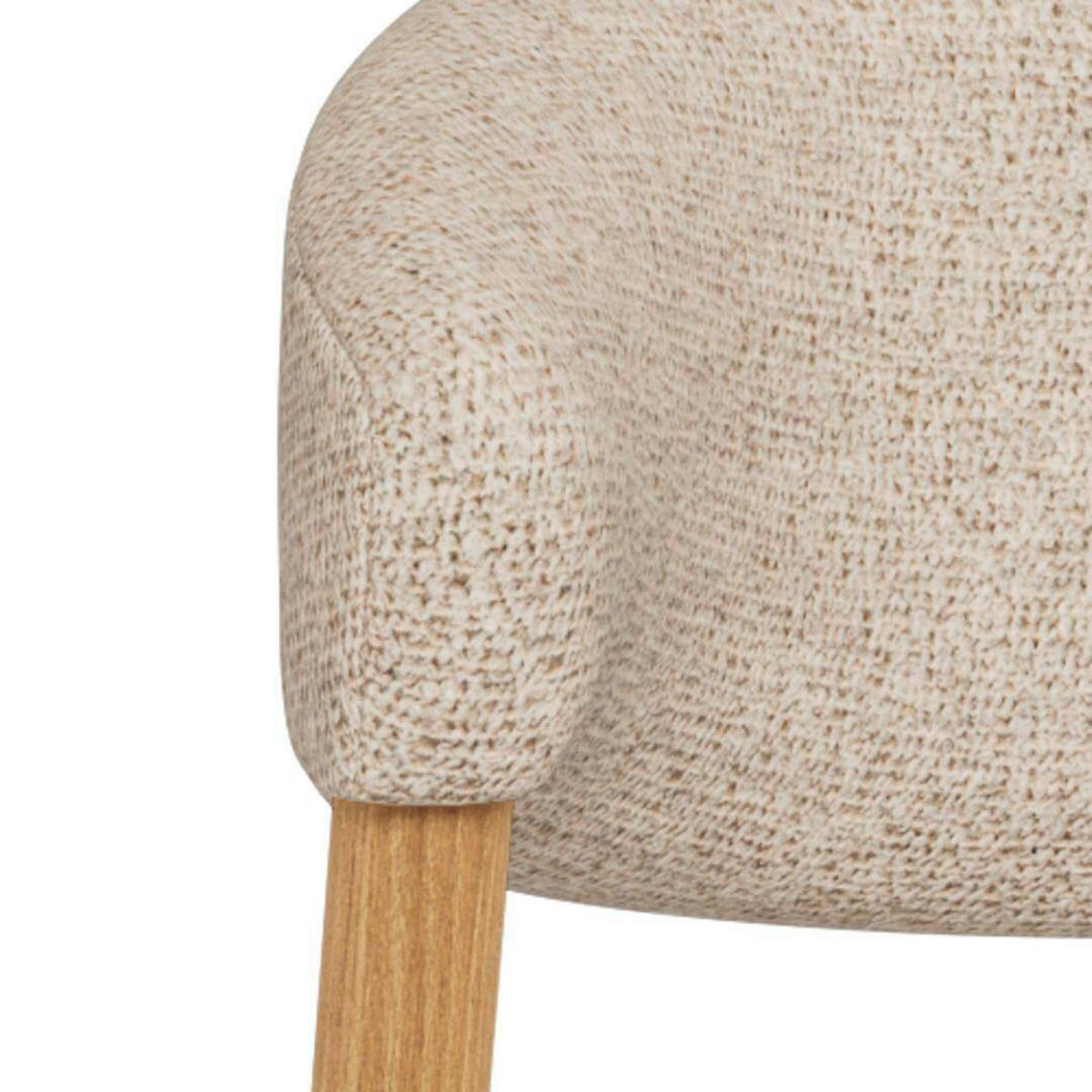 STUHL     Eichefarben, Beige  - Eichefarben/Beige, KONVENTIONELL, Textil/Metall (53,5/78,5/53cm) - MID.YOU