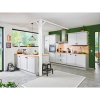 EINBAUKÜCHE CASPER  - Grau, LIFESTYLE, Holzwerkstoff - Celina