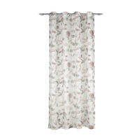 FERTIGVORHANG halbtransparent  - Hellbraun, Basics, Textil (140/245cm)