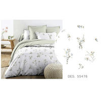 ÁGYNEMŰHUZAT-GARNITÚRA  - világoskék/barna, Basics, textil (140/200cm)