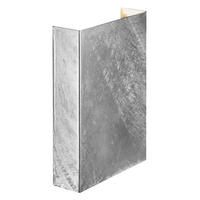WANDLEUCHTE Fold 21/4.5/15 cm  - Zinkfarben, Design, Metall (21/4.5/15cm) - Nordlux