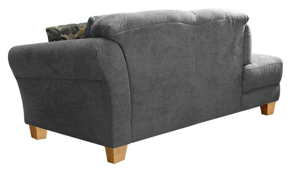 RÉCAMIERE in Flachgewebe Grau  - Naturfarben/Grau, Konventionell, Holz/Textil (194/84/91cm) - Sit & More