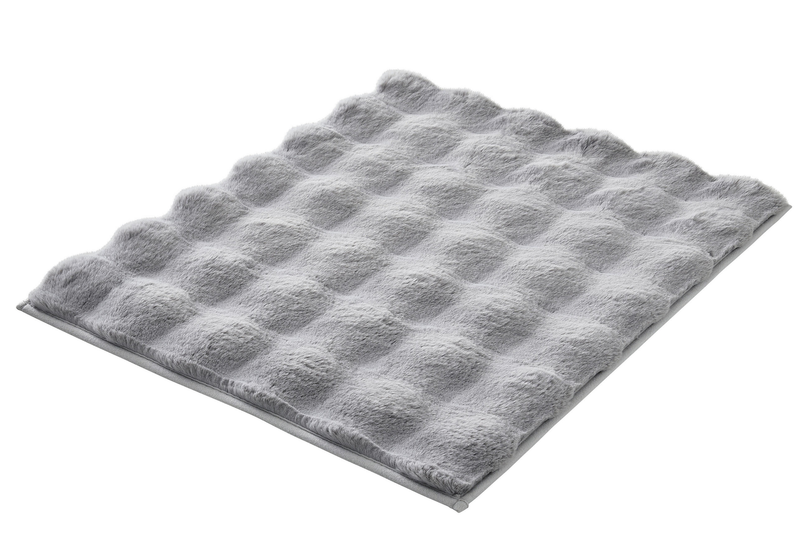 KOPALNIŠKA PREPROGA CLOUD svetlo siva 50/60 cm - svetlo siva, Basics, umetna masa/tekstil (50/60cm) - Kleine Wolke