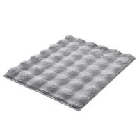 BADEMATTE Hellgrau 50/60 cm  - Hellgrau, Basics, Kunststoff/Textil (50/60cm) - Kleine Wolke