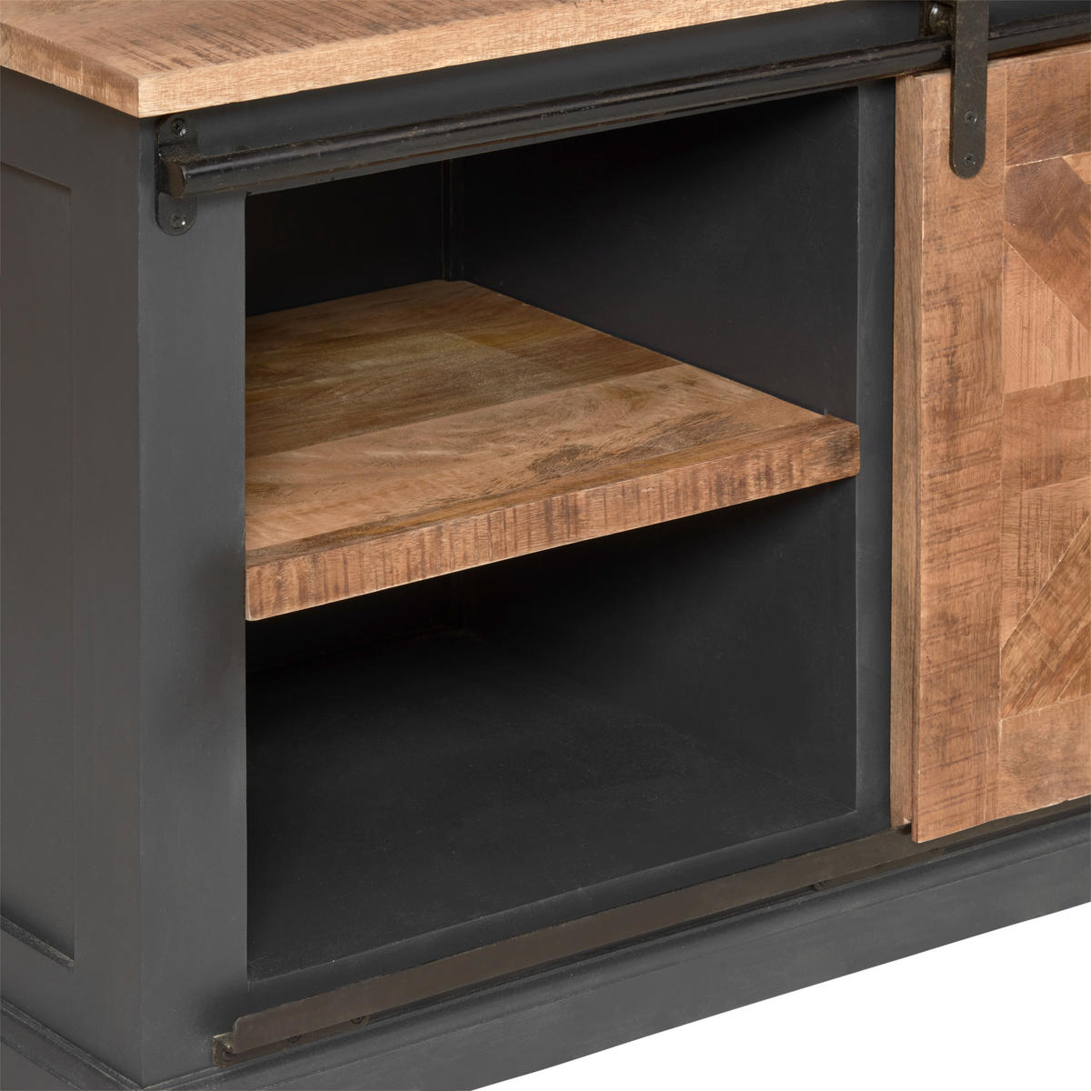 KOMODA POD TELEVIZI, šedá, 105/63/45 cm - šedá, Lifestyle (105/63/45cm) - MID.YOU