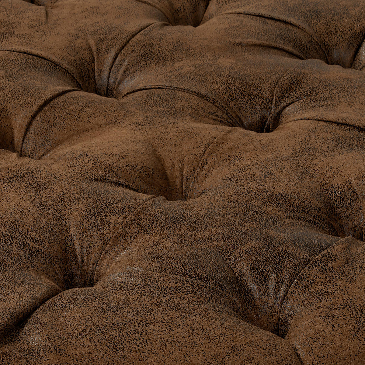 HOCKER Textil Braun  - Braun, Design, Holz/Textil (80/45/80cm) - Livetastic