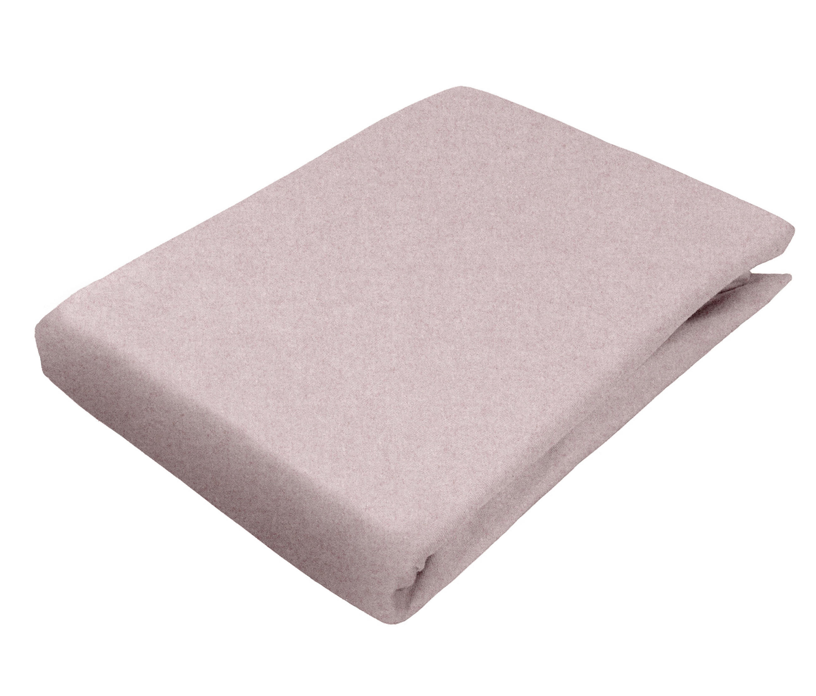 Novel ELASTICKÉ PROSTĚRADLO, flanel, růžová, 180/200 cm