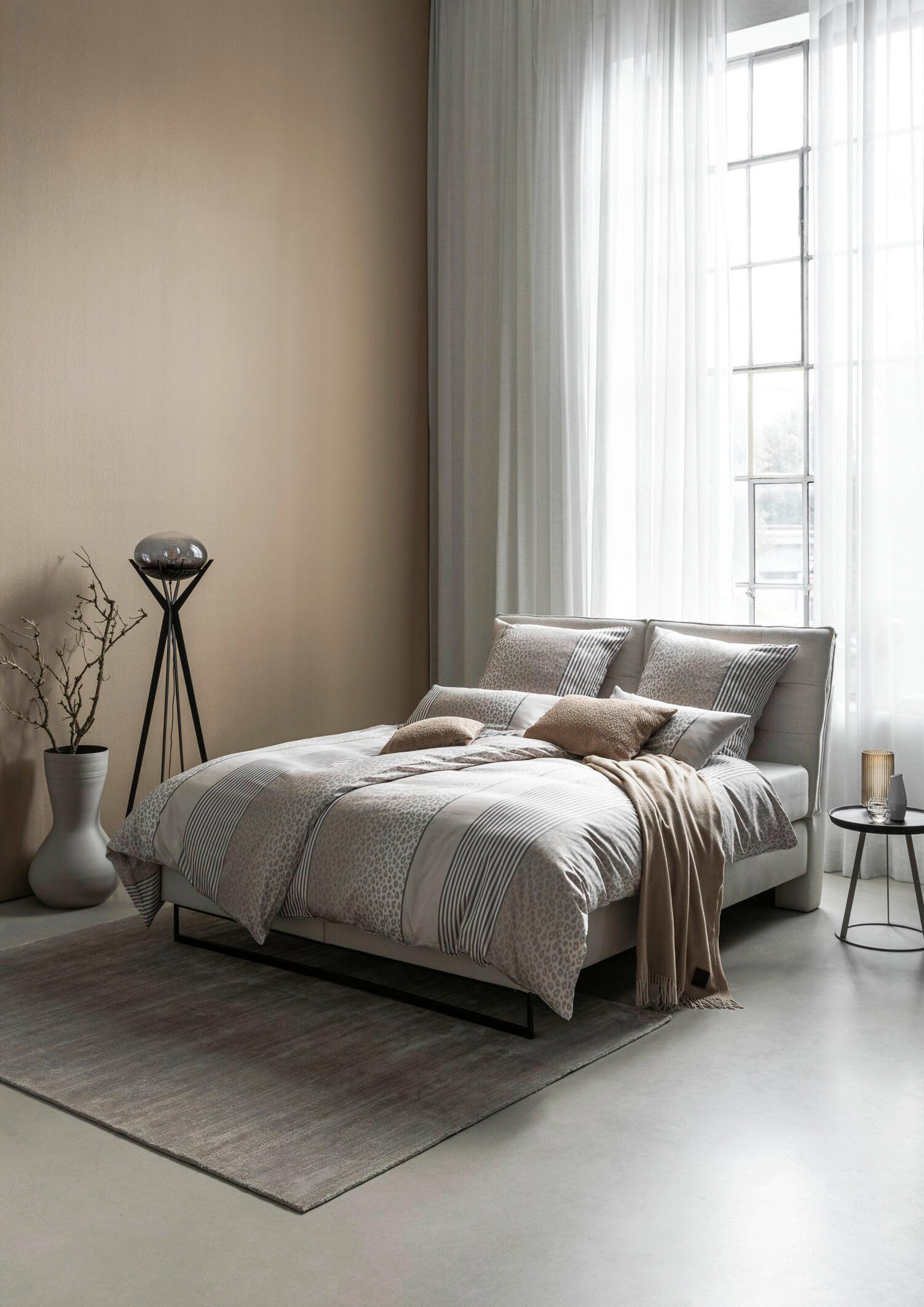 BETTWÄSCHE Joop! Leo Makosatin 135/200 cm  - Creme, Design, Textil (135/200cm) - Joop!