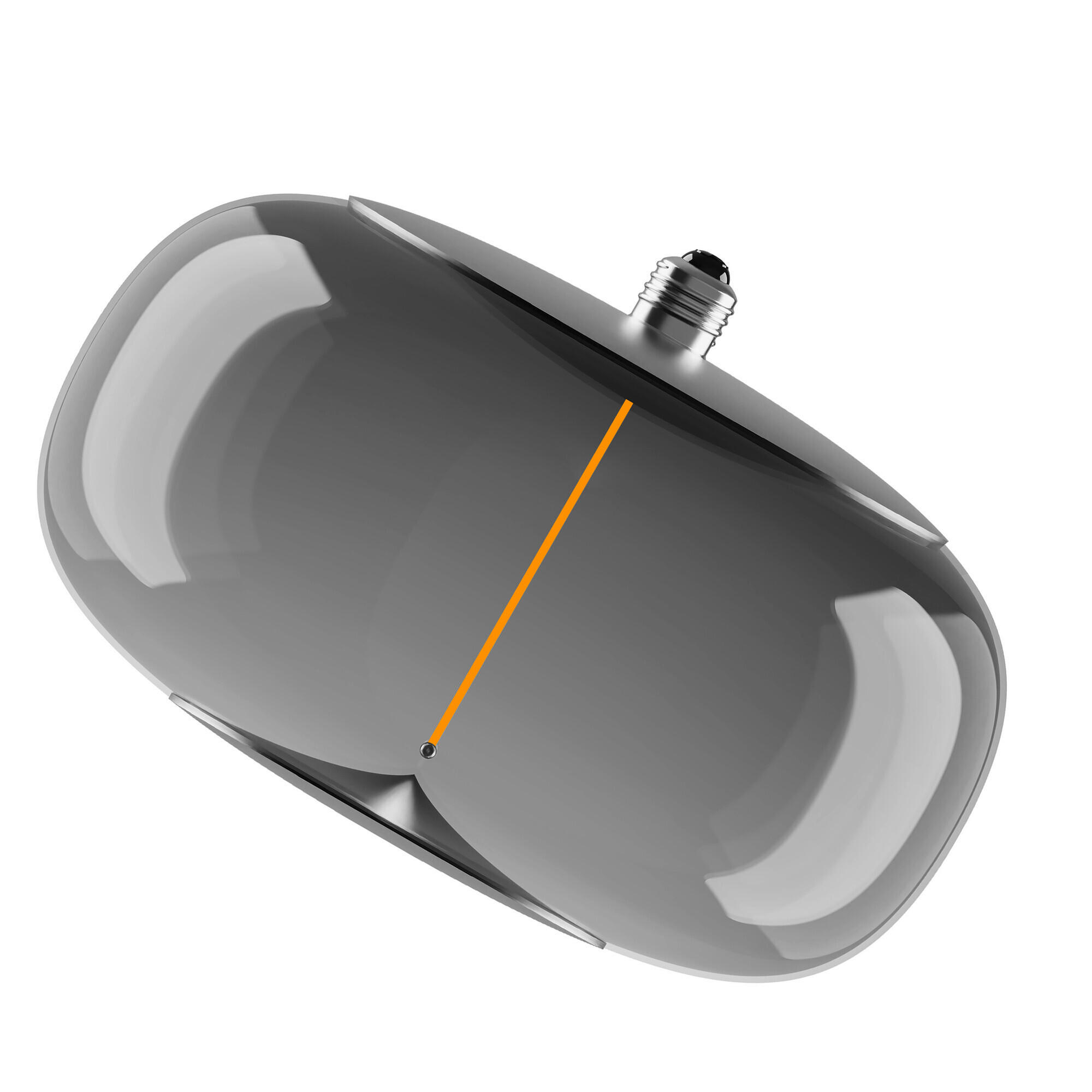 LED-LEUCHTMITTEL   E27 4 W 60 lm  - Eschefarben, KONVENTIONELL, Kunststoff (30/21cm) - Ledvance