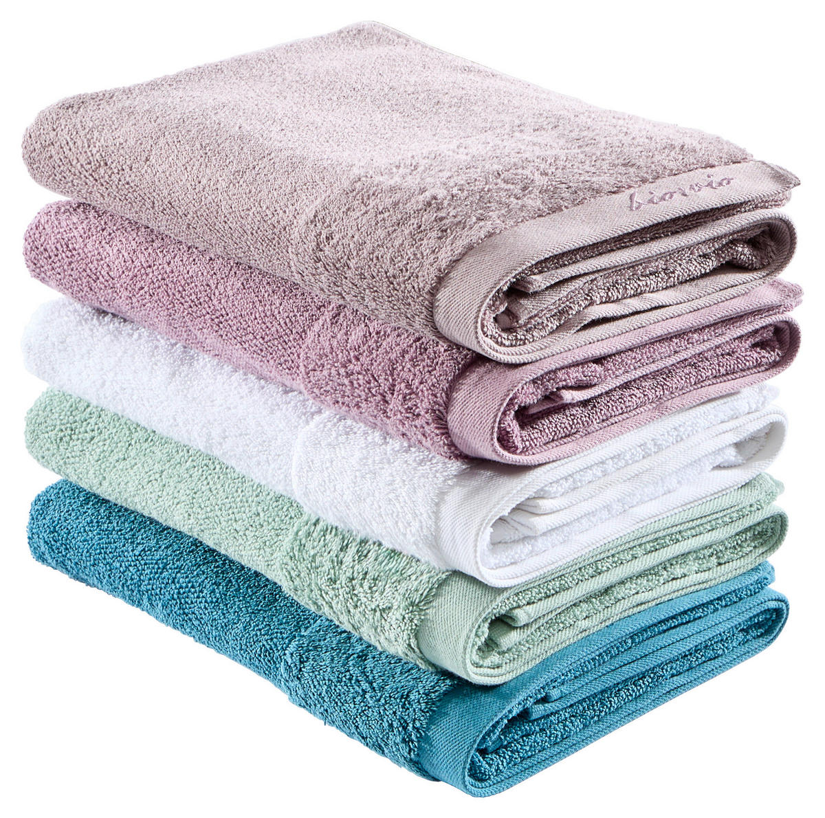 RUČNÍK, 50/100 cm, modrá - modrá, Natur, textil (50/100cm) - Bio:Vio