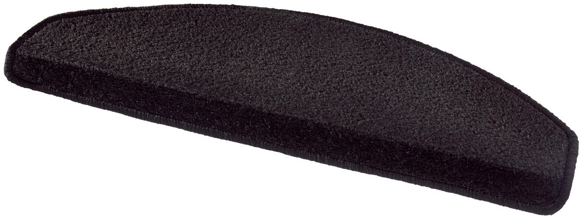 FUßMATTE   Schwarz  - Schwarz, Basics, Kunststoff (23/0,7/65cm) - Hanse Home