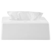 Kosmetiktuch-Box Keramik  - Weiß Hochglanz, Basics, Keramik (25,5/14/9cm) - Kela