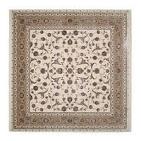 WEBTEPPICH Wohnzimmer 200/200 cm Pangäa Creme, Beige quadratisch  - Beige/Creme, Design, Textil (200/200cm) - Dieter Knoll