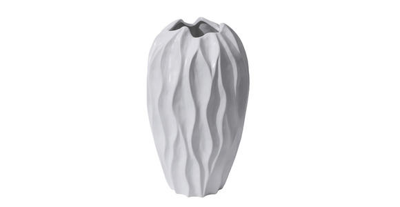 VASE 29 cm  - Weiß, Basics, Keramik (16/29/16cm) - Ambia Home