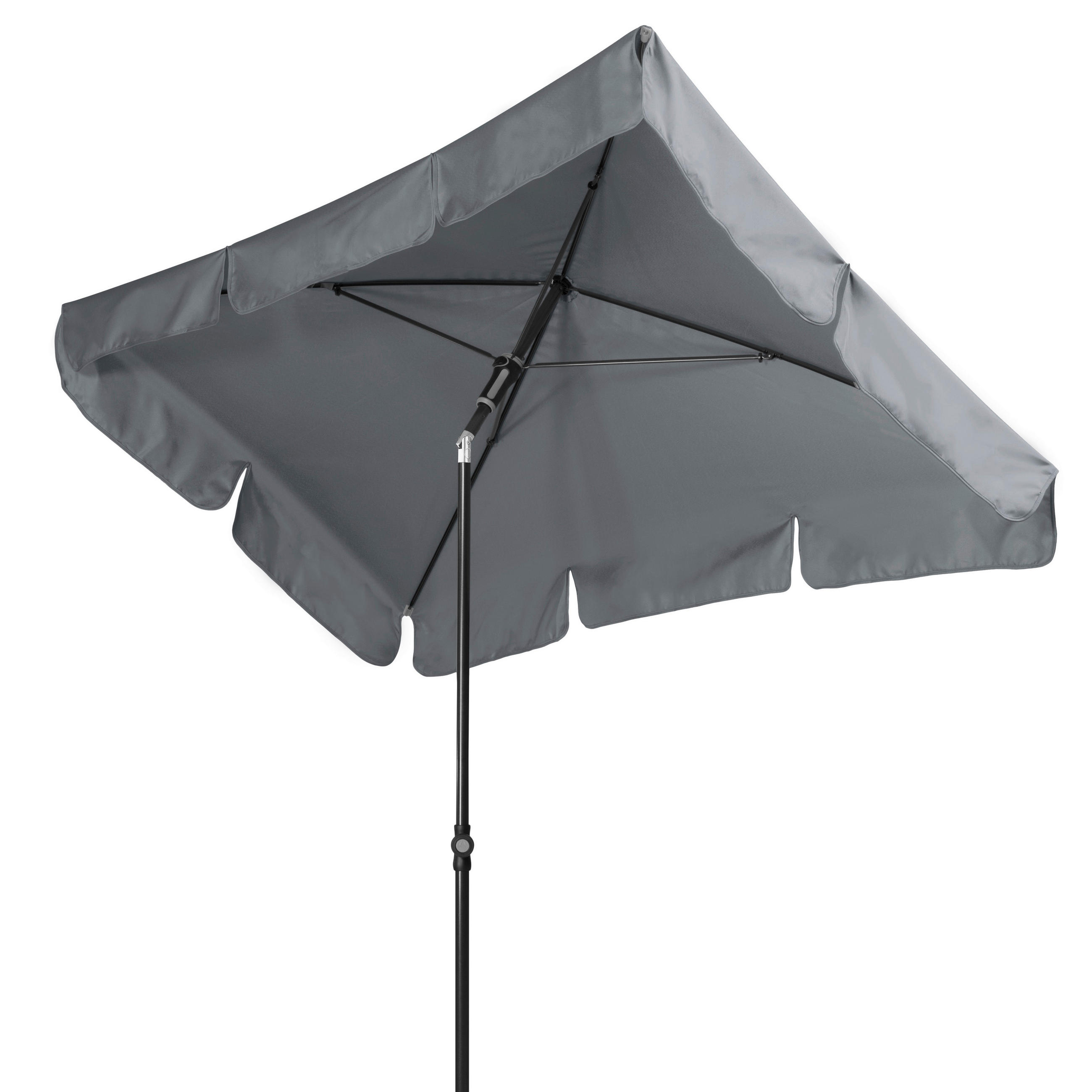 SONNENSCHIRM  225/120 cm  - Anthrazit, Basics, Textil/Metall (225/120cm) - Doppler