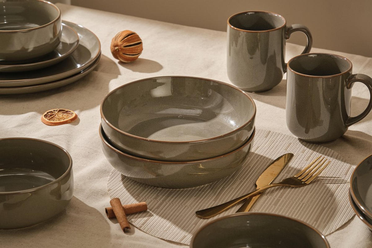 KOMBISERVICE Marbella 20-teilig  - Braun, Trend, Keramik - Novel