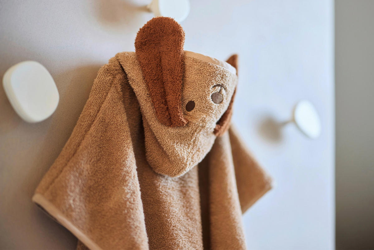 PONČO   75/75/1 cm  smeđa  Animal Friends  - smeđa, Basics, tekstil (75/75/1cm) - JOLLEIN